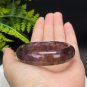 Auralite 23 Crystal Bangle 54MM Flake Ice Rainbow Translucent Feather Purple Golden