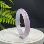 Brazilian Light Purple Agate Bangle 58+MM Icy Translucent Clean
