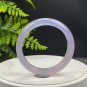 Brazilian Light Purple Agate Bangle 58+MM Icy Translucent Clean