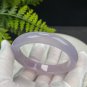 Brazilian Light Purple Agate Bangle 58+MM Icy Translucent Clean