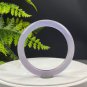 Brazilian Light Purple Agate Bangle 54MM Icy Translucent Clean Dragon Scales Pattern