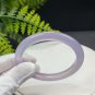 Brazilian Light Purple Agate Bangle 54MM Icy Translucent Clean Dragon Scales Pattern
