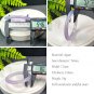 Brazilian Light Purple Agate Bangle 54MM Icy Translucent Clean Dragon Scales Pattern