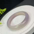 Purple Green Agate Bangle 55MM High Icy Translucent Clean