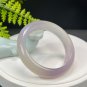 Purple Green Agate Bangle 55MM High Icy Translucent Clean