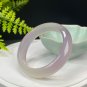Purple Green Agate Bangle 55MM High Icy Translucent Clean