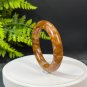Yellow Phantom Quartz Bangle 56MM Flake Ice Rainbow Translucent Chunky Round