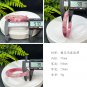 Cherry Blossom Rhodonite Bangle 57MM Icy Translucent Crystallization