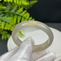 Light Champagne Gray Agate Bangle 52+MM High Icy Transparent Clean