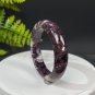 Rare Purple Lepidolite Bangle 56MM Ultra Flash Icy Crystallization