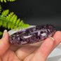Rare Purple Lepidolite Bangle 56MM Ultra Flash Icy Crystallization