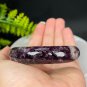 Rare Purple Lepidolite Bangle 56MM Ultra Flash Icy Crystallization