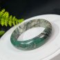 Green Lepidolite Bangle 59+MM Crystallization Celestial Eye