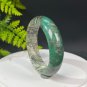 Green Lepidolite Bangle 59+MM Crystallization Celestial Eye