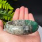 Green Lepidolite Bangle 59+MM Crystallization Celestial Eye