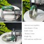 Green Lepidolite Bangle 59+MM Crystallization Celestial Eye