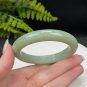 Serpentine Jade Bangle 59MM Icy Moisten Light Cyan White