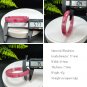 Cherry Blossom Rhodonite Bangle 57+MM Icy Translucent Crystallization Straight Cut Square Edge