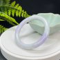 Natural Jadeite Bangle 55MM Certificated Grade A Lavender Faint Green Fei Cui Traditional Jade