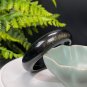 Golden Obsidian Bangle 54MM Icy Floating Golden Sheen