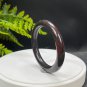 Rosa Iddingsite Bangle 53MM Dark Red Floating Flowers Round
