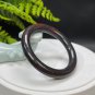 Rosa Iddingsite Bangle 53MM Dark Red Floating Flowers Round