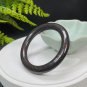Rosa Iddingsite Bangle 53MM Dark Red Floating Flowers Round