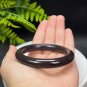 Rosa Iddingsite Bangle 53MM Dark Red Floating Flowers Round