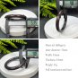 Rosa Iddingsite Bangle 53MM Dark Red Floating Flowers Round