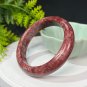 Red Zoisite Bangle 56+MM Crystallization