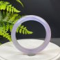 Gradient Purple Agate Bangle 59MM Icy Translucent Clean Dragon Scales Pattern