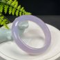 Gradient Purple Agate Bangle 59MM Icy Translucent Clean Dragon Scales Pattern