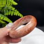 Fossilized Coral Bangle 58MM Porcelain Luster Celestial Eye Dragon Bones Pattern