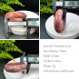 Gradient Purple Red Fossilized Coral Bangle 59MM Porcelain Luster Bryozoan Phoenix Tail