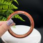 Gradient Orange White Fossilized Coral Bangle 58MM Porcelain Luster Phoenix Tail