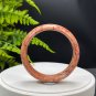 Orange Fossilized Coral Bangle 60MM Porcelain Luster Lemon Blossom Phoenix Tail
