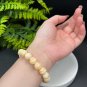 Genuine Yellow Calcite Beaded Bracelet 11mm Icy Crystallization Multi-layer