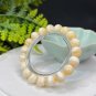 Genuine Yellow Calcite Beaded Bracelet 10mm Icy Crystallization Multi-layer
