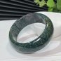 Madagascar Green Ocean Jasper Bangle 51MM Icy Porcelain Luster Celestial Eye