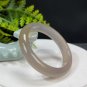 Purple Agate Bangle 53MM High Icy Translucent Floating Champagne Golden
