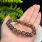 Lepidolite Kyanite Beaded Bracelet 10mm Flash Icy Crystallization Blue