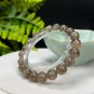 Lepidolite Kyanite Beaded Bracelet 9.5mm Flash Icy Crystallization Blue