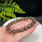 Lepidolite Kyanite Beaded Bracelet 9.5mm Flash Icy Crystallization Blue