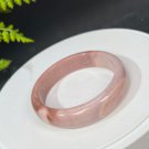 Alxa Agate Bangle 56MM Gradient Pink Oil Painting Style Celestial Eye