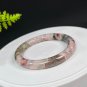 Rhodonite Bangle 58MM Translucent Crystallization Landscape Painting Peach Forest Thin Round