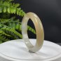 Agate Bangle 56MM Icy Translucent Gradient Light Honey Sugar