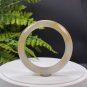 Agate Bangle 56MM Icy Translucent Gradient Light Honey Sugar