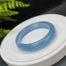 Aquamarine Bangle 59MM Icy Mildness Cat's Eye Deep Blue