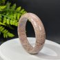 Feldspar Bangle 61+MM Porcelain Luster Crystallization Flesh Pink