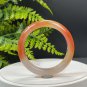 Gradient Orange Red Agate Bangle 58MM Icy Translucent Clean Celestial Eye